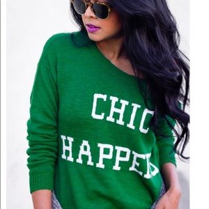 Green Abercrombie & Fitch Sweater